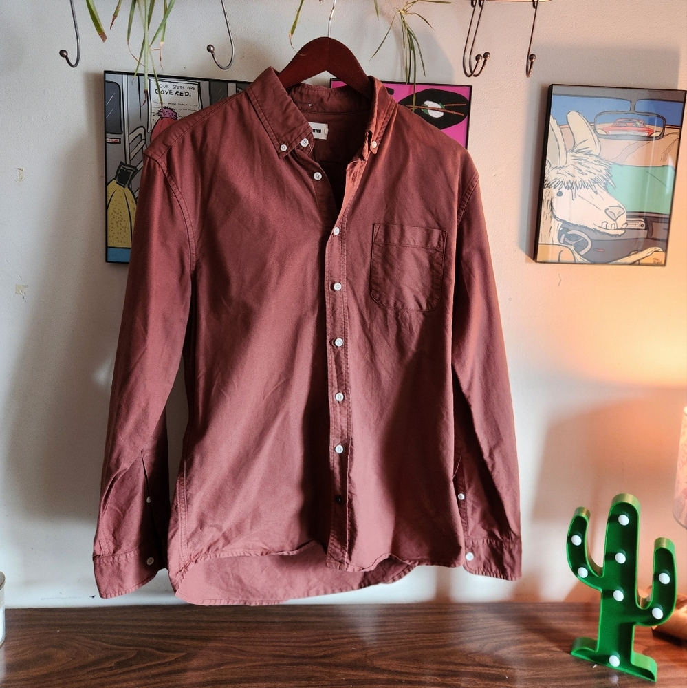 Taylor Stitch The Jack in Chestnut Oxford